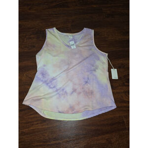 Ava James Tie Dye tank top size XL NWT